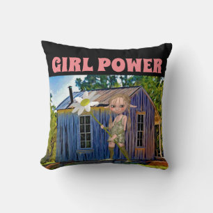 MÄDCHEN-POWER ELF-MÄDCHENPILLOWS KISSEN