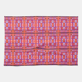 Mädchen Power kurvenreich karierte Muster Küchentü Küchentuch