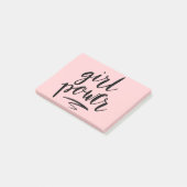 Mädchen-Power Post-it Klebezettel (angewinkelt)