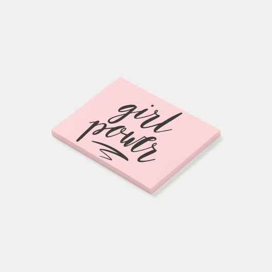 Mädchen-Power Post-it Klebezettel (angewinkelt)