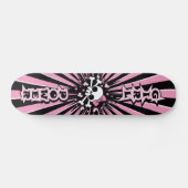 Mädchen-Power-Schädel Skateboard (Horizontal)