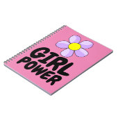 MÄDCHEN POWER SPIRAL NOTEBOOK JOURNAL NOTIZBLOCK (Linke Seite)
