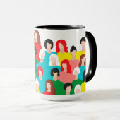 Mädchen-Power Tasse (VorderseiteRechts)