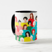 Mädchen-Power Tasse (Vorderseite Links)