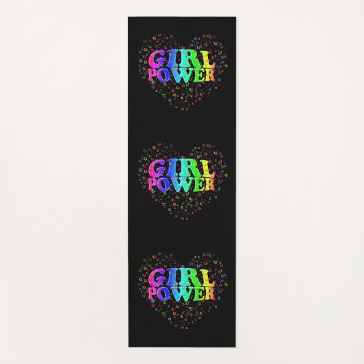 Mädchen Power! - Yogamatte (Vorderseite)