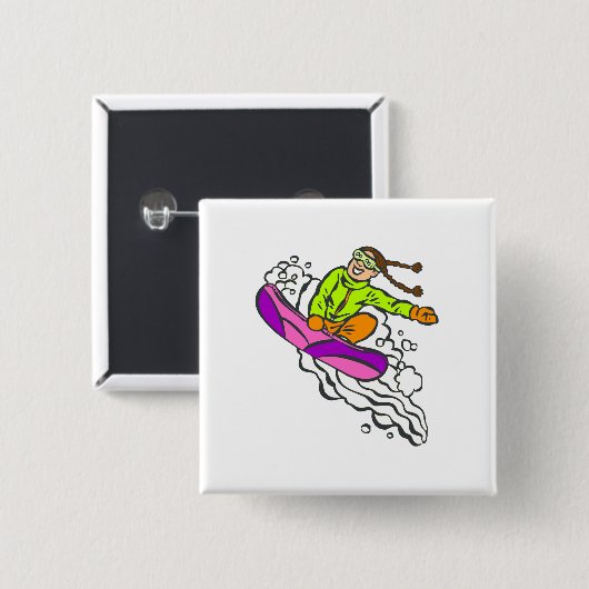 Mädchen-Pullover Button (Vorne & Hinten)