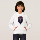 Mädchen Pullover Hoodie | Lion (Vorne ganz)