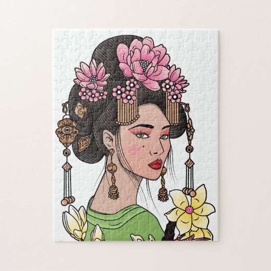 Mädchen Puzzle (Vertikal)
