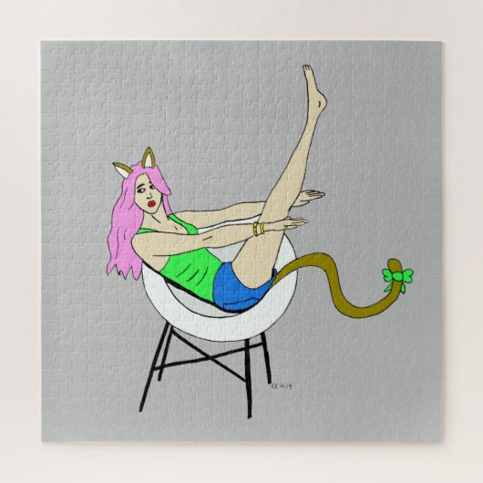 Mädchen Puzzle (Vertikal)