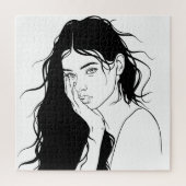 Mädchen Puzzle (Vertikal)