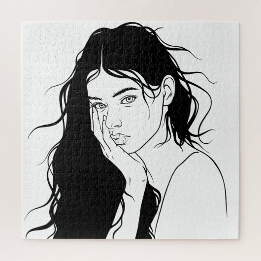 Mädchen Puzzle (Vertikal)