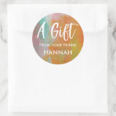 Mädchen Rainbow Birthday Stickers (Tasche)