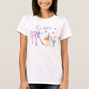 Mädchen-Regel!!! das T-Shirt der Frauen
