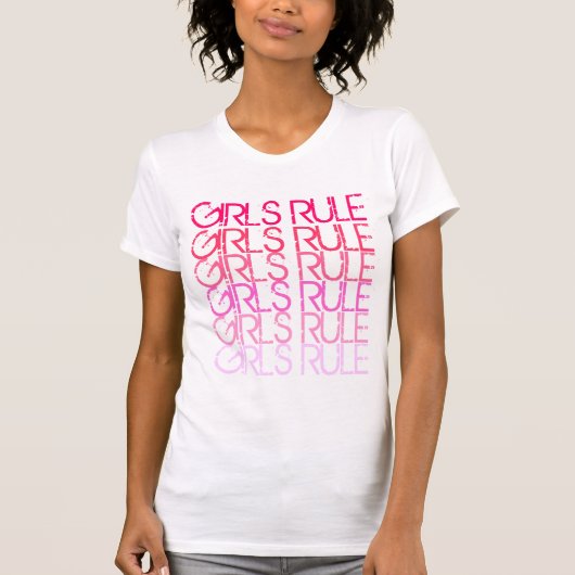 MÄDCHEN-REGEL-T - SHIRT (Vorderseite)