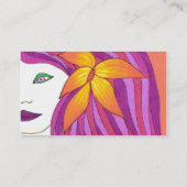 Mädchen-Regel-Visitenkarte-Schablone Visitenkarte (Rückseite)