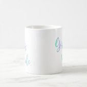 Mädchen regieren. Inspirationstypografie Cool Kaffeetasse (Mittel)