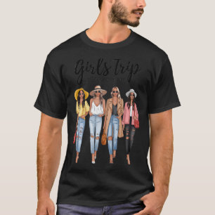 Mädchen Reise 2022 Frauen Passende Mädchen Wochene T-Shirt