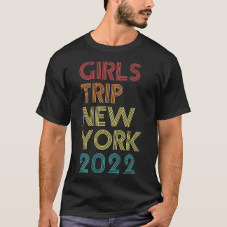 Mädchen Reise 2022 New York Urlaub passend Vintage T-Shirt