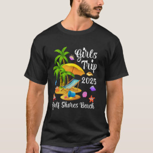 Mädchen Reise 2025 Sommerferien Alabama Golfküste T-Shirt