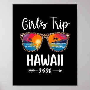 Mädchen Reise 2026 Hawaii Mädchen Wochenende Somme Poster