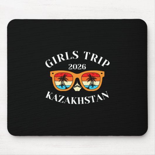 Mädchen Reise 2026 Kasachstan Frühlingsferien 2026 Mousepad (Vorne)