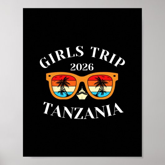Mädchen Reise 2026 Tansania Frühlingsferien 2026 K Poster (Vorne)