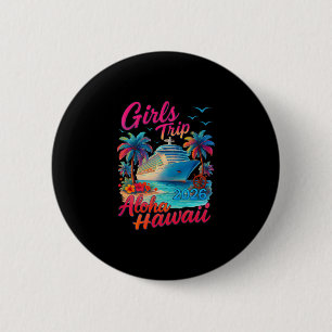 Mädchen Reise Kreuzfahrt Aloha Hawaii 2026 Passend Button