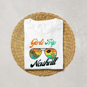 Mädchen Reise Nashville 2026 Shirt für Frauen Woch