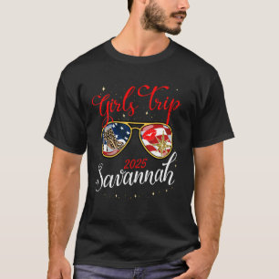Mädchen Reise Savannah 2025 Shirt Damen Wochenende