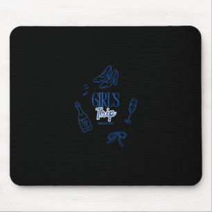 Mädchen Reise Singapur Wochenendurlaub  Mousepad