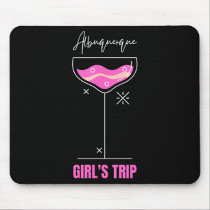 Mädchen Reise Strand Getränk Albuquerque New Mexic Mousepad