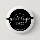 Mädchen reisen billiger als Therapieferien Button (Vorderseite)