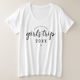 Mädchen reisen billiger als Therapieferien Große Größe T-Shirt