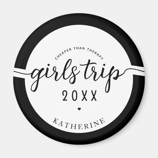 Mädchen reisen billiger als Therapieferien Magnet (Vorne)