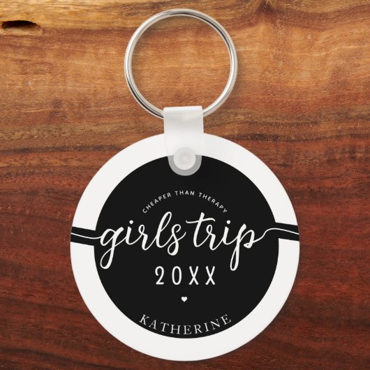 Mädchen reisen billiger als Therapieferien Schlüsselanhänger (Vorderseite)