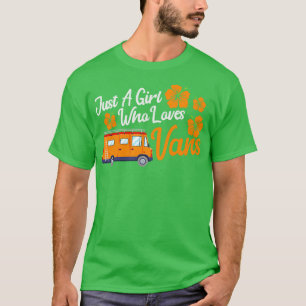 Mädchen Reisen Rv Camper Wohnmobil Reise Van Leben T-Shirt