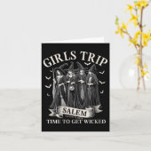 Mädchen reisen Salem Zeit, um sich die Hexe zu hol Karte (Gelbe Blume)