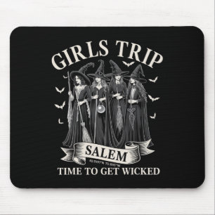 Mädchen reisen Salem Zeit, um sich die Hexenwische Mousepad