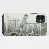 Mädchen-Reitfahrrad Case-Mate iPhone Hülle (Rückseite (Horizontal))