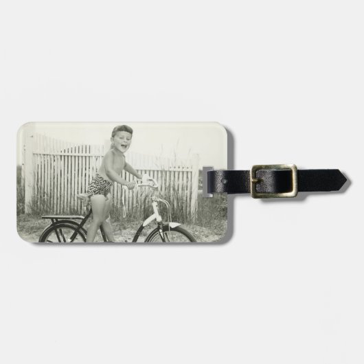 Mädchen-Reitfahrrad Gepäckanhänger (Vorderseite horizontal)