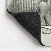 Mädchen-Reitfahrrad Mousepad (Ecke)