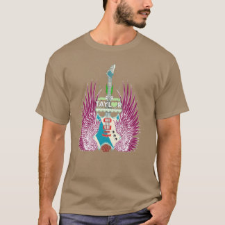 Mädchen Retroaylor Vorname Personalisiert Groov Fr T-Shirt