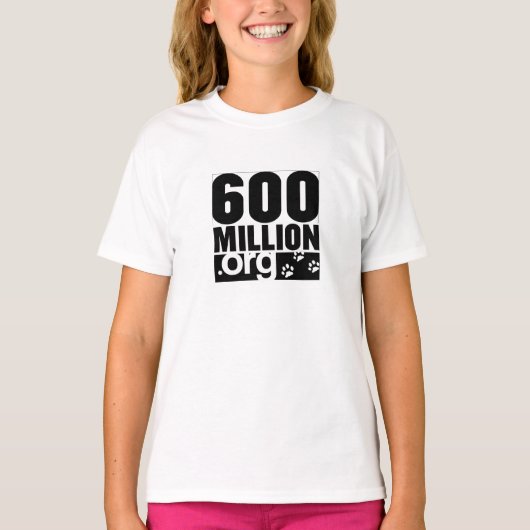 Mädchen ringsum T-Shirt (Vorderseite)