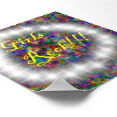 Mädchen rock1 poster (Ecke)