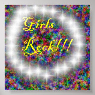 Mädchen rock1 poster