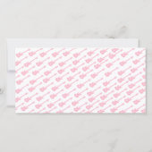 MÄDCHEN ROCK CONCERT TICKET GEBURTSTAGSINVITATION (Rückseite)