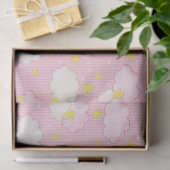 Mädchen Rosa Himmel  Seidenpapier (Geschenk)