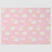 Mädchen Rosa Himmel  Seidenpapier (Vorderseite)