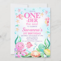 Mädchen Rosa Octopus Oneder See 1. Geburtstag