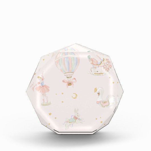 Mädchen Rosa Prinzessin Ballerina Märchen Schlafzi Fotoblock (Vorderseite)